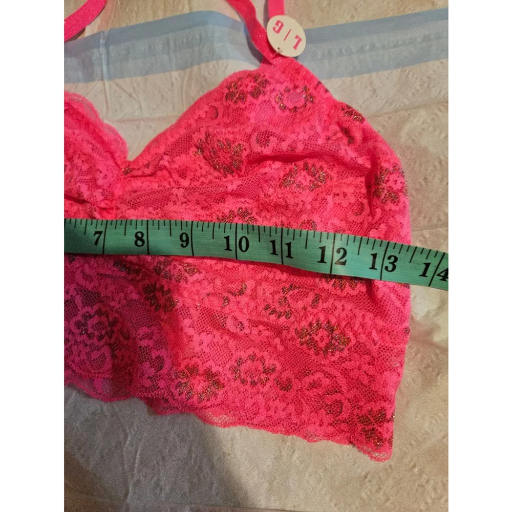 Victoria's Secret PINK Lace Bralette Sz L New